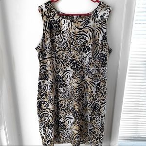 *PRICE DROPPED* Animal Print Sleeveless Dress